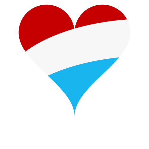 love heart flag