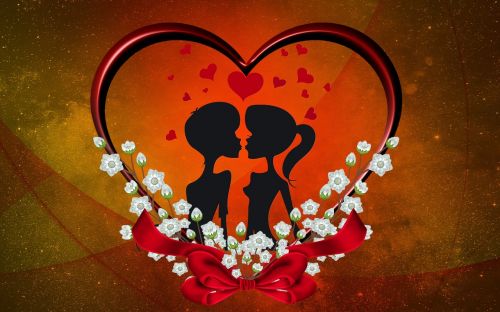 love valentine in love