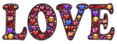 love emoji hearts