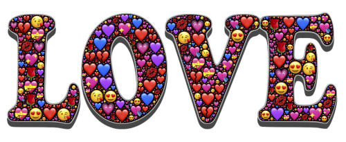love emoji hearts