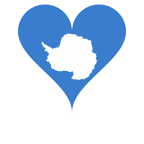 love heart antarctica
