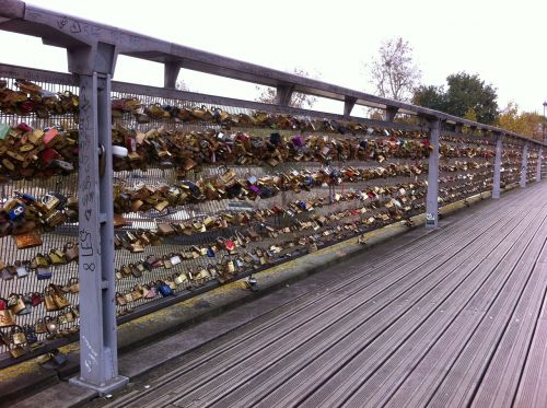 love bridge of love locks bridge