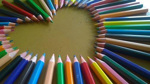 love pencil colour