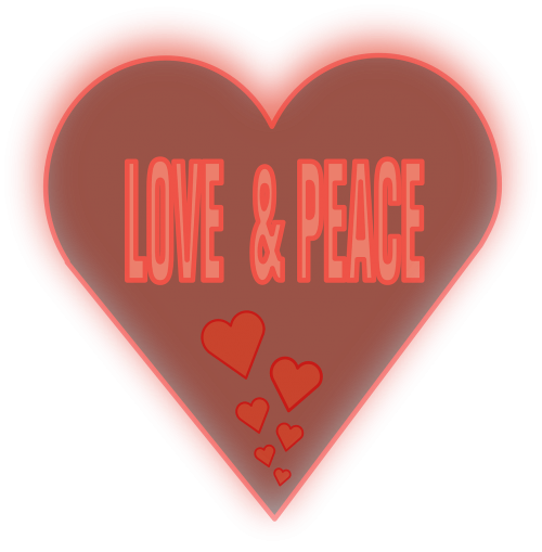love peace heart