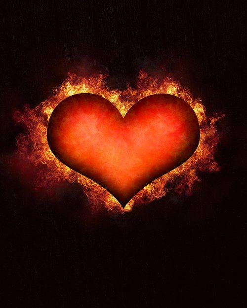 love  flame  fire