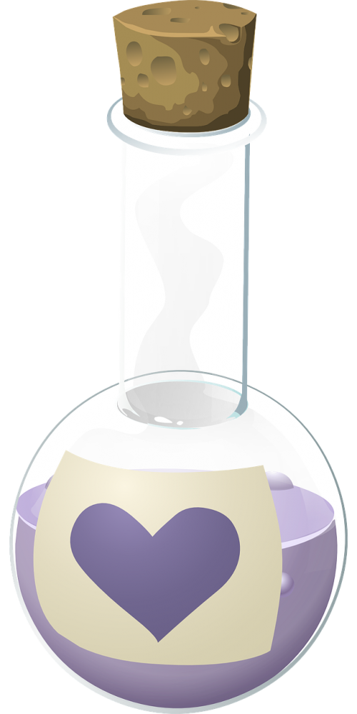 love potion bottle