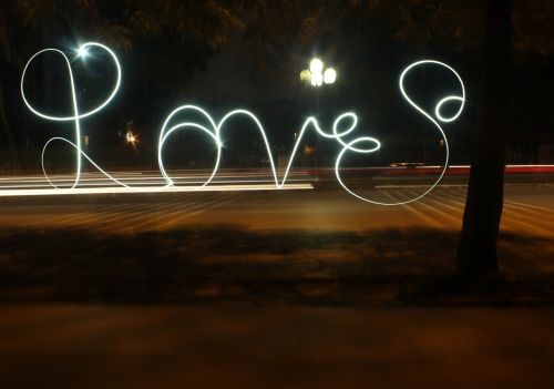 love lightdrawing night