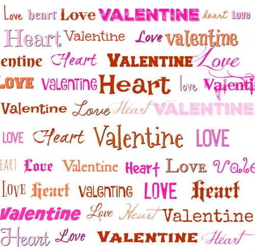 Love And Valentine And Heart