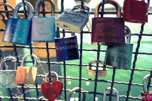 love castle castle padlock