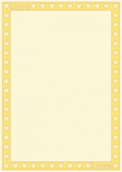 Love Heart Template