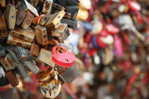 love locks padlock love