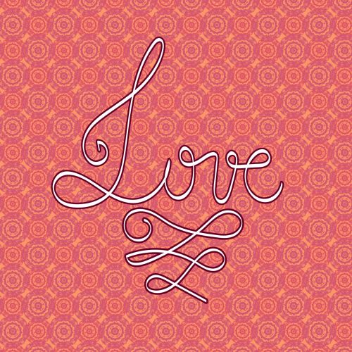 Love Pattern Background