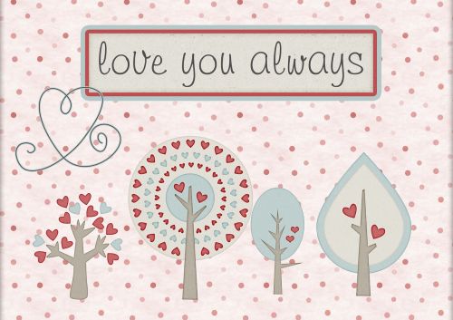 love you card greeting