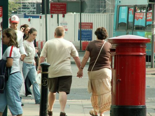 lovers walking romantic