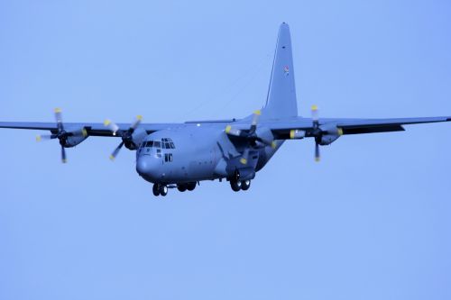 Low Altitude Fly Past By C-130