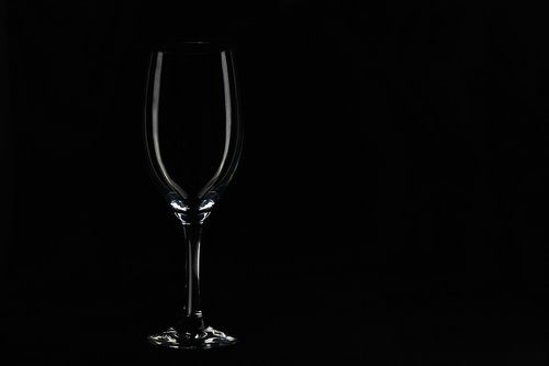 low key  a glass of  glass
