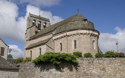 lozère  church  bell tower