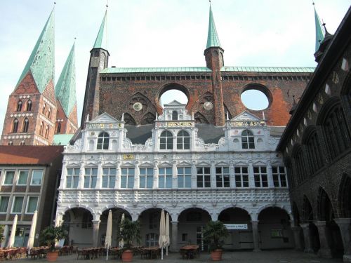 lübeck hanseatic city town hall
