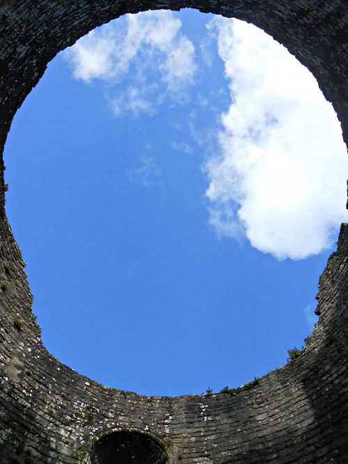 Ludlow Castle Sky View