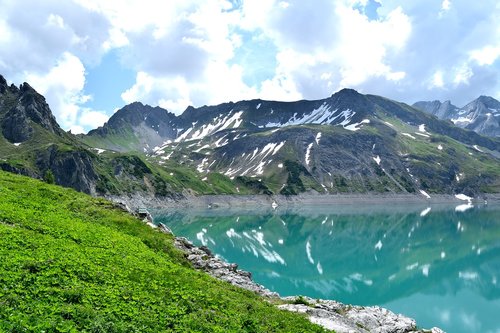 luenersee  bergsee  mountains