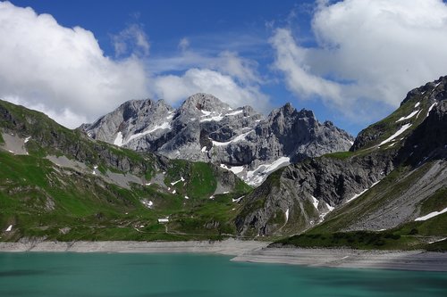 luenersee  bergsee  mountains