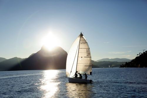 lugano switzerland sailboat