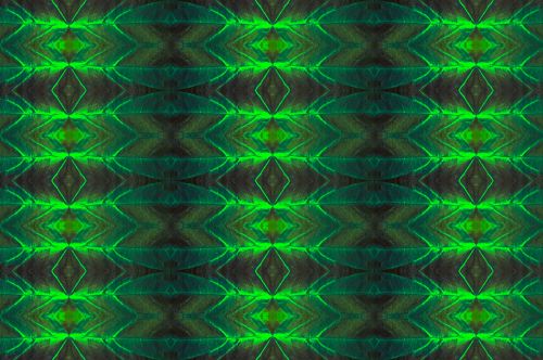Luminous Green Pattern