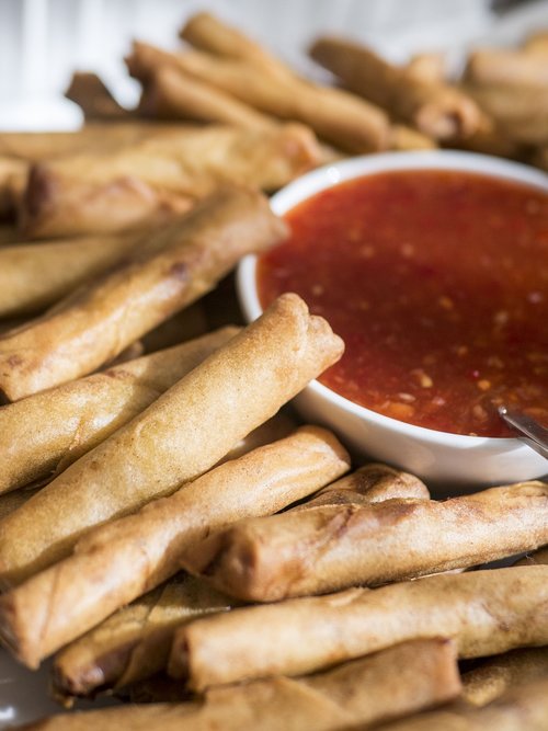 lumpia  egg roll  fried