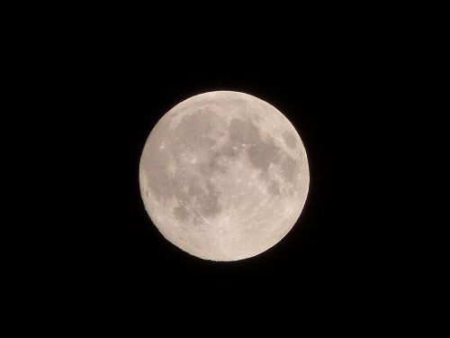 luna full moon sky