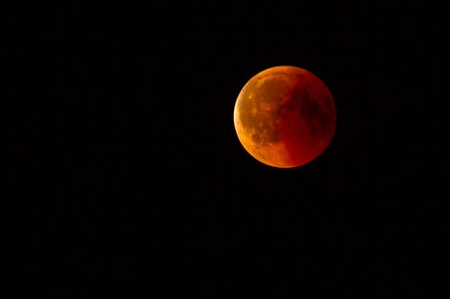 lunar eclipse  blood moon  moon