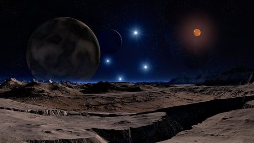 lunar landscape star brown dwarf