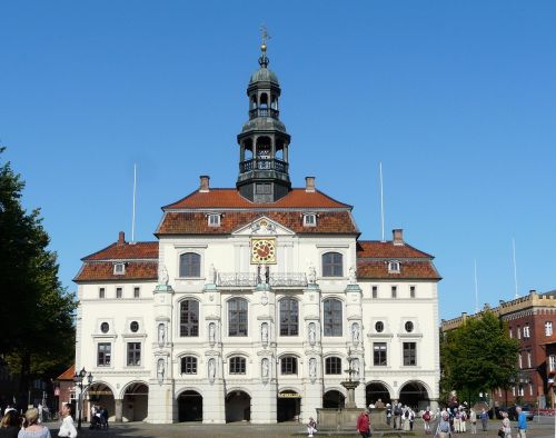 lüneburg town hall historic old town