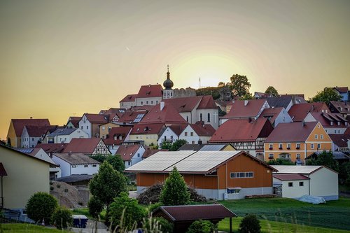 lupburg  village  bavaria