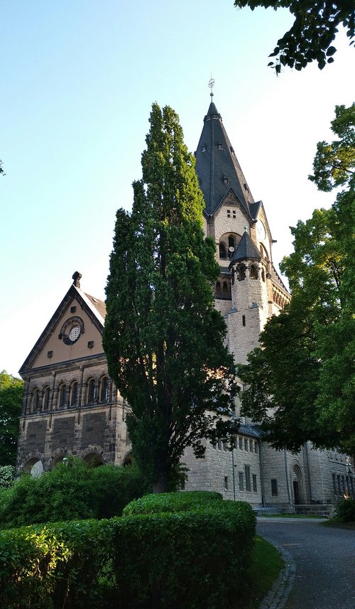 luther church  chemnitz  religion