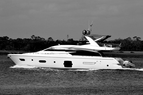 luxury yacht  cruising  river