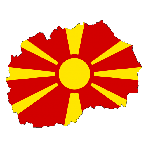 macedonia map land