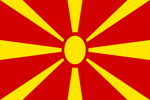 macedonia flag national flag