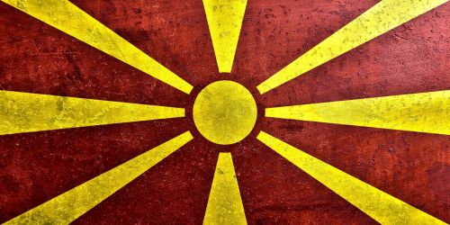 macedonia flag banner