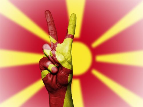 macedonia peace hand
