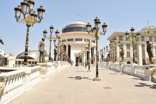 macedonia skopje main square