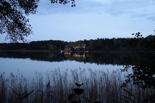 macha lake  evening  twilight