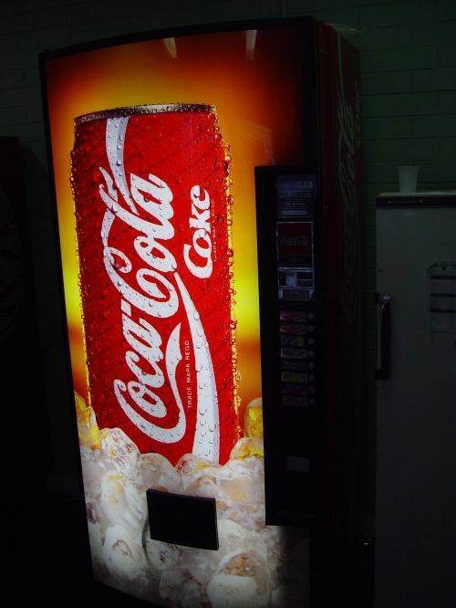 machine vending drinks