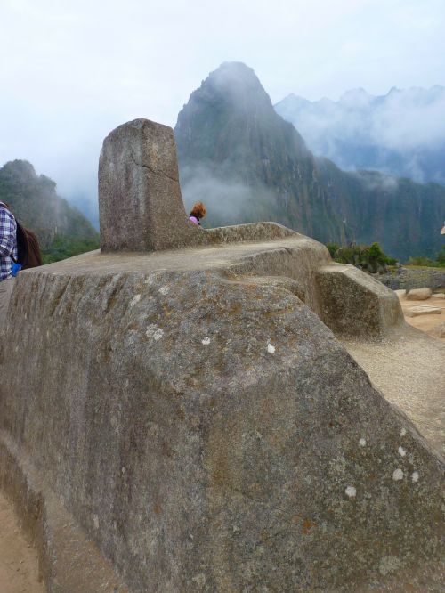 machu picchu intihuatana sundial peru