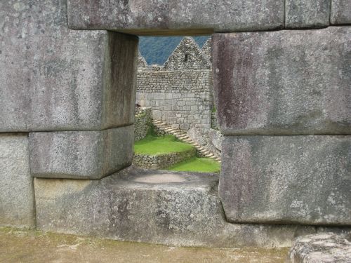 machu picchu masonry wall