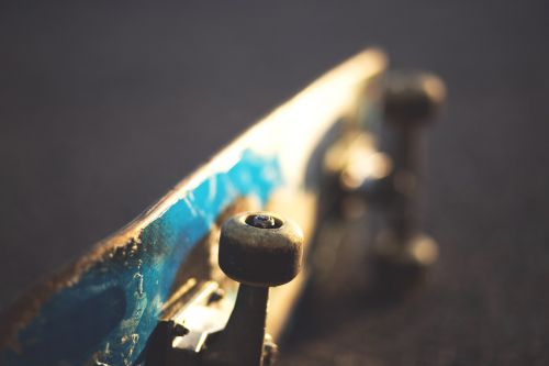 macro skateboard sport