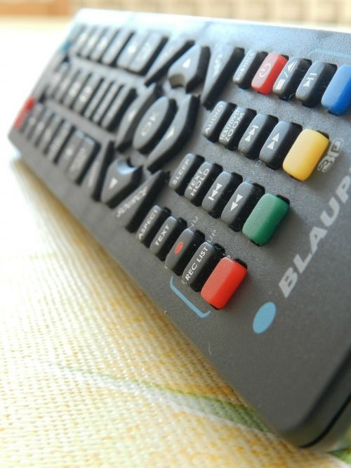 macro remote control black