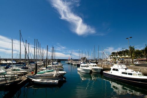 madeira water sailing boats