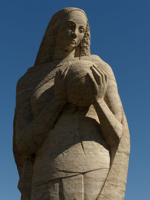 madonna figure stone figure