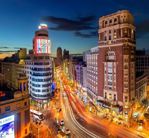 madrid plaza del callao spain