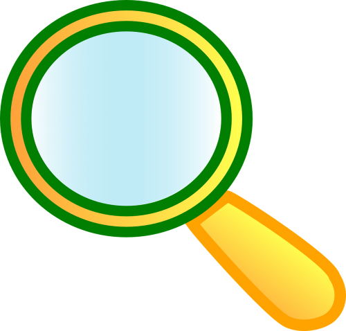 magnifying glass lens